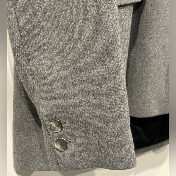 ZARA NWT Woman’s XXL Grey hooded wool coat - Picture 4 of 10